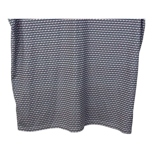 Greyson Men's 2XL Polo Shirt Blue Pink Geometric Print Short Sleeve Golf Polo - Picture 8 of 14